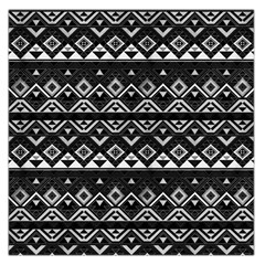 Aztec Influence Pattern Large Satin Scarf (square) by ValentinaDesign