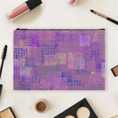 Abstract Art Cosmetic Bag (large)  by ValentinaDesign