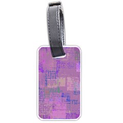 Abstract Art Luggage Tags (one Side)  by ValentinaDesign