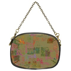 Abstract Art Chain Purses (one Side)  by ValentinaDesign