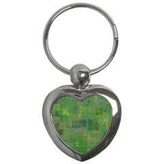 Abstract Art Key Chains (heart)  by ValentinaDesign