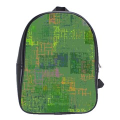 Abstract Art School Bag (xl) by ValentinaDesign