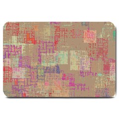 Abstract Art Large Doormat  by ValentinaDesign