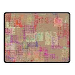 Abstract Art Fleece Blanket (small) by ValentinaDesign