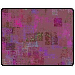 Abstract Art Fleece Blanket (medium)  by ValentinaDesign