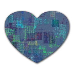 Abstract Art Heart Mousepads by ValentinaDesign