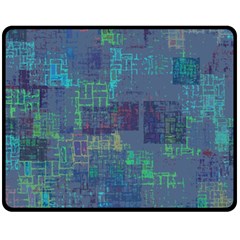 Abstract Art Fleece Blanket (medium)  by ValentinaDesign