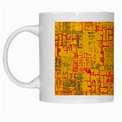 Abstract Art White Mugs by ValentinaDesign