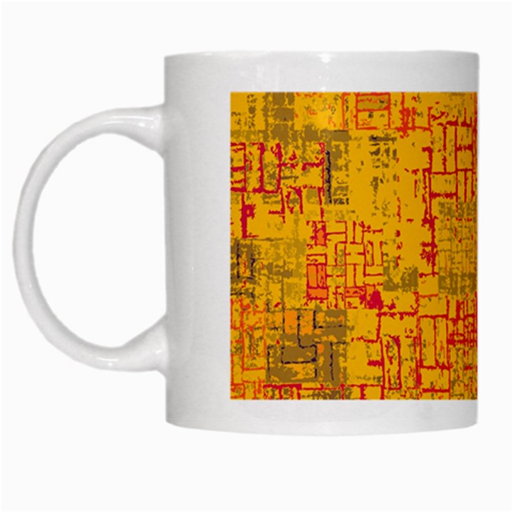 Abstract art White Mugs