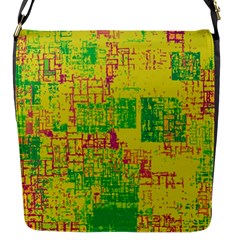 Abstract Art Flap Messenger Bag (s)