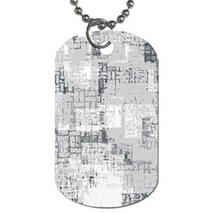 Abstract Art Dog Tag (one Side) by ValentinaDesign