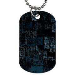 Abstract Art Dog Tag (one Side) by ValentinaDesign