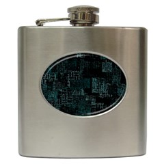 Abstract Art Hip Flask (6 Oz)