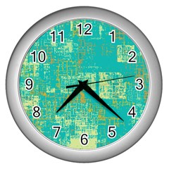 Abstract Art Wall Clocks (silver) 