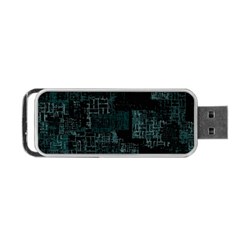 Abstract Art Portable Usb Flash (one Side) by ValentinaDesign