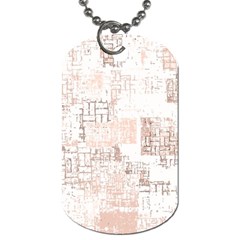 Abstract Art Dog Tag (one Side) by ValentinaDesign