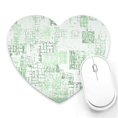 Abstract Art Heart Mousepads