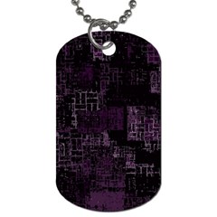 Abstract Art Dog Tag (two Sides) by ValentinaDesign