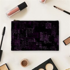 Abstract Art Cosmetic Bag (medium)  by ValentinaDesign