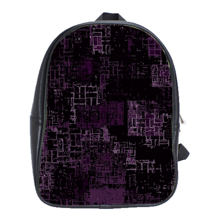 Abstract art School Bag (Large)