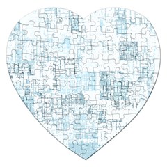 Abstract Art Jigsaw Puzzle (heart) by ValentinaDesign