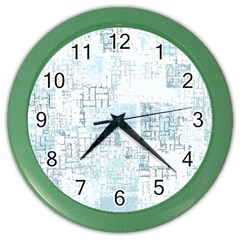 Abstract Art Color Wall Clocks by ValentinaDesign