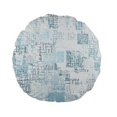 Abstract Art Standard 15  Premium Flano Round Cushions by ValentinaDesign