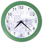 Abstract art Color Wall Clocks Front