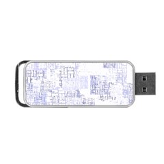 Abstract Art Portable Usb Flash (two Sides) by ValentinaDesign