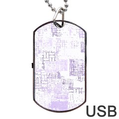 Abstract Art Dog Tag Usb Flash (two Sides) by ValentinaDesign