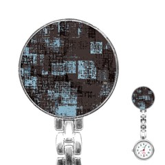 Abstract Art Stainless Steel Nurses Watch by ValentinaDesign