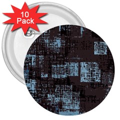 Abstract Art 3  Buttons (10 Pack)  by ValentinaDesign