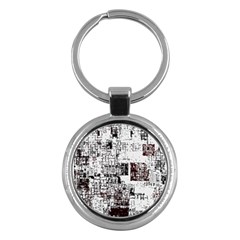 Abstract Art Key Chains (round)  by ValentinaDesign