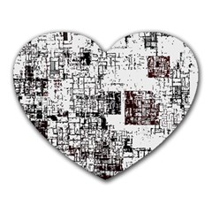 Abstract Art Heart Mousepads by ValentinaDesign