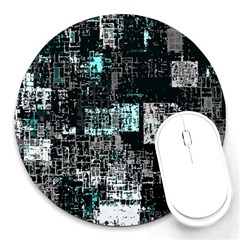 Abstract art Round Mousepads