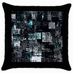 Abstract art Throw Pillow Case (Black)