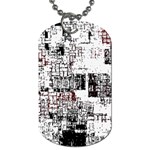 Abstract art Dog Tag (One Side) Front