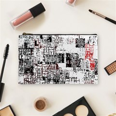 Abstract Art Cosmetic Bag (medium)  by ValentinaDesign