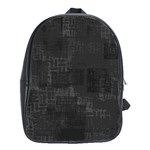 Abstract art School Bag (Large) Front