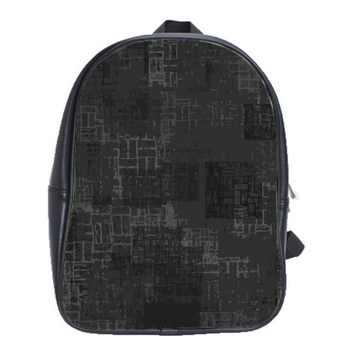 Abstract art School Bag (Large)