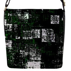 Abstract Art Flap Messenger Bag (s) by ValentinaDesign