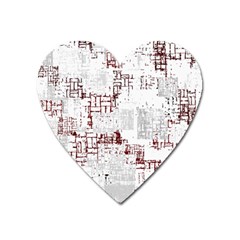 Abstract Art Heart Magnet