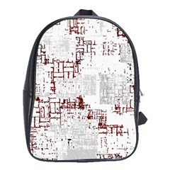 Abstract Art School Bag (xl) by ValentinaDesign