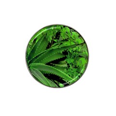 Vivid Tropical Design Hat Clip Ball Marker (4 Pack) by dflcprints