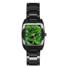 Vivid Tropical Design Stainless Steel Barrel Watch by dflcprints