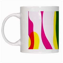 Anatomicalrainbow Wave Chevron Pink Blue Yellow Green White Mugs