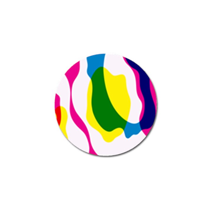 Anatomicalrainbow Wave Chevron Pink Blue Yellow Green Golf Ball Marker (10 pack)