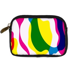 Anatomicalrainbow Wave Chevron Pink Blue Yellow Green Digital Camera Cases by Mariart