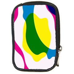 Anatomicalrainbow Wave Chevron Pink Blue Yellow Green Compact Camera Cases by Mariart