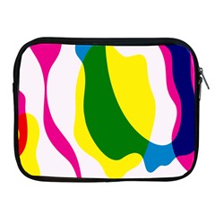 Anatomicalrainbow Wave Chevron Pink Blue Yellow Green Apple Ipad 2/3/4 Zipper Cases by Mariart